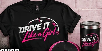 Drive It Like a Girl merchandise concept
